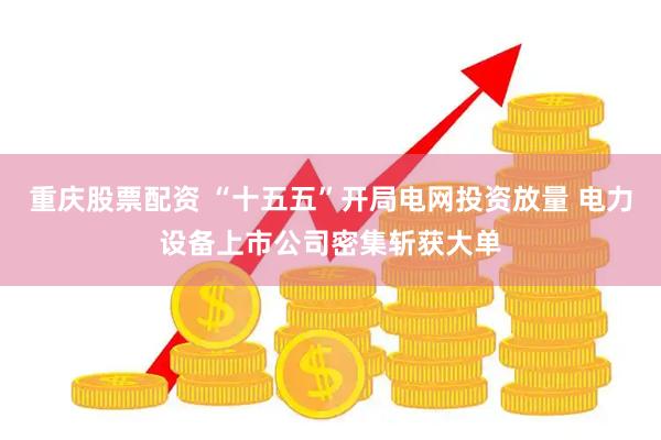 重庆股票配资 “十五五”开局电网投资放量 电力设备上市公司密集斩获大单